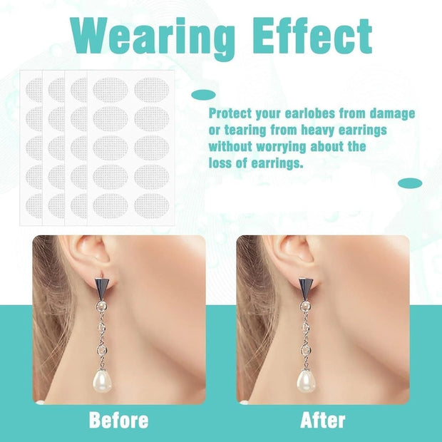 Earlobe Support Patches (100 PCS)